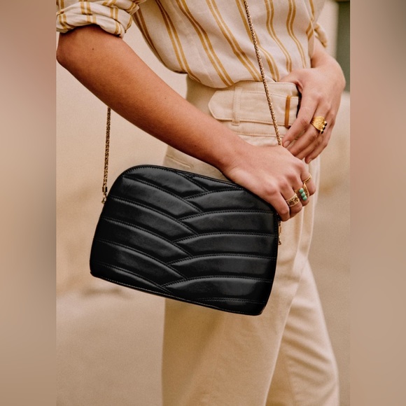 Sezane Quilted Victor bag black - Picture 3 of 10